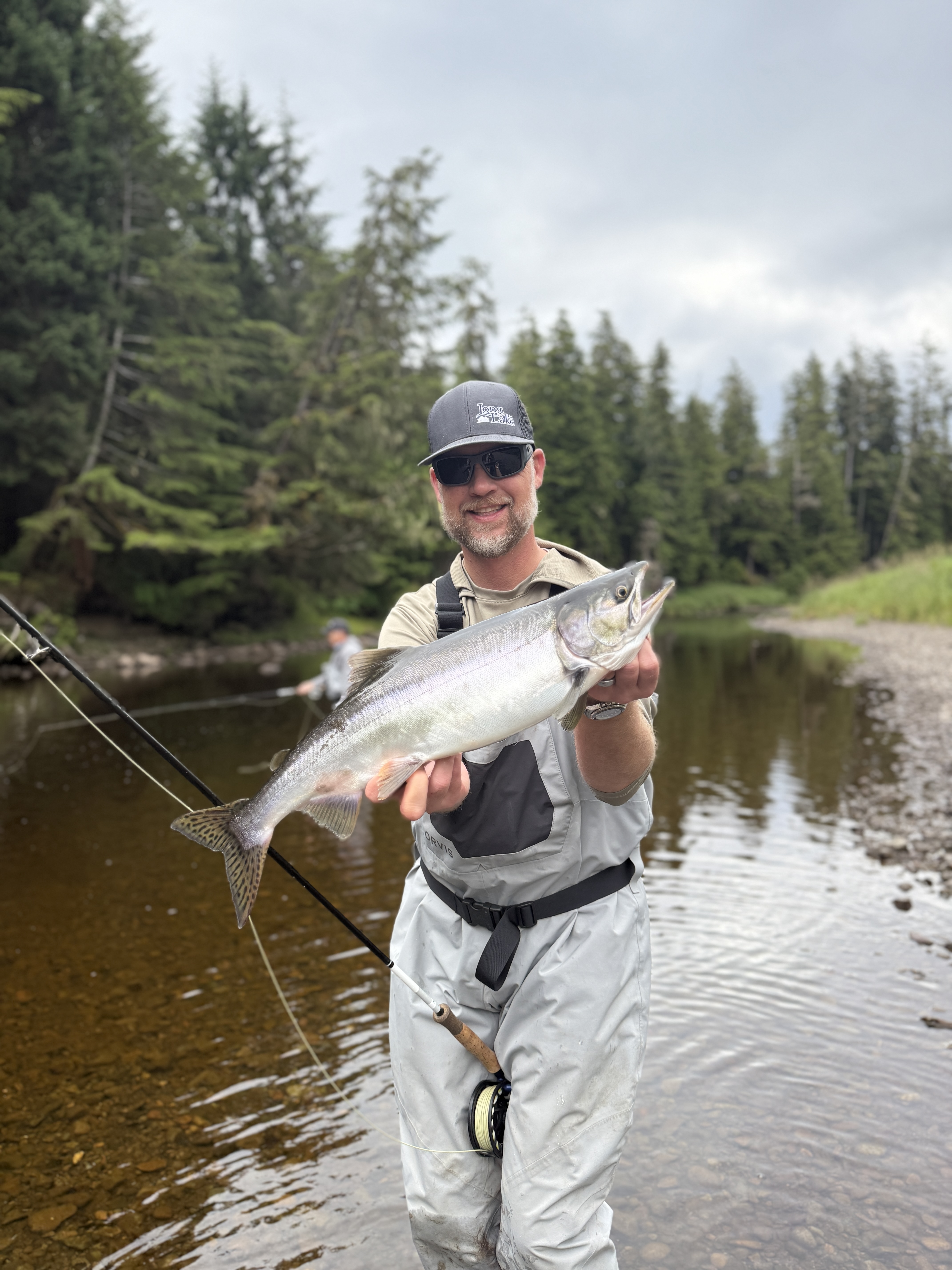 Aaron B. Alford Sr. — fine art nature and aviation photographer, photographed while fly fishing in Alaska